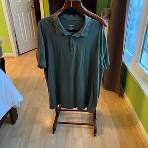 Ultra-soft Bamboo/Cotton Blend Men’s Polo Shirt - Olive Green